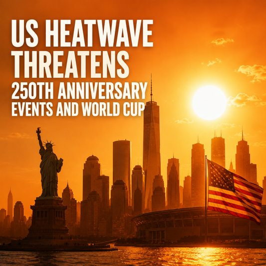US heatwave threatens 250th anniversary events and World Cup