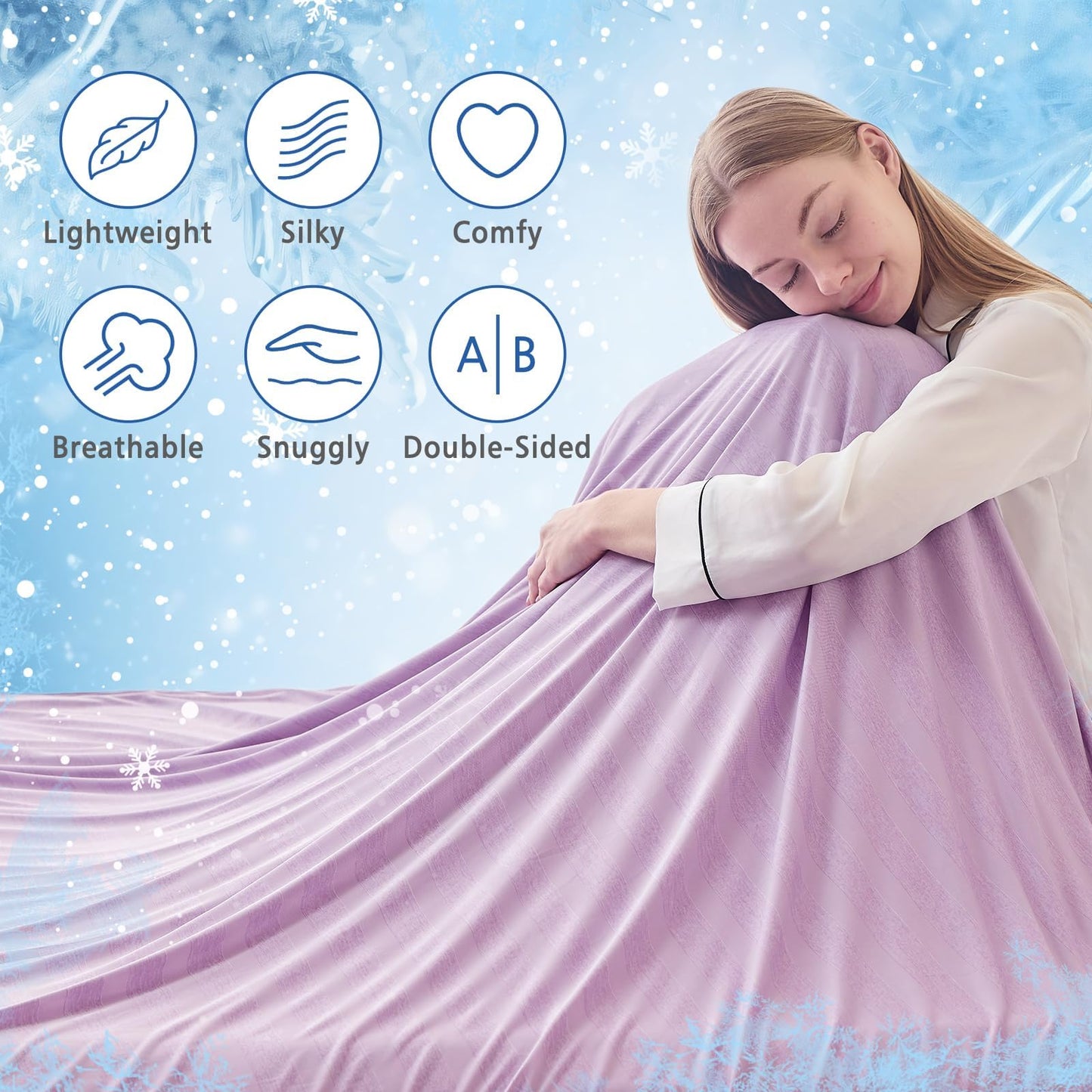 Coolora™ AirLuxe Cooling Blanket ⭐