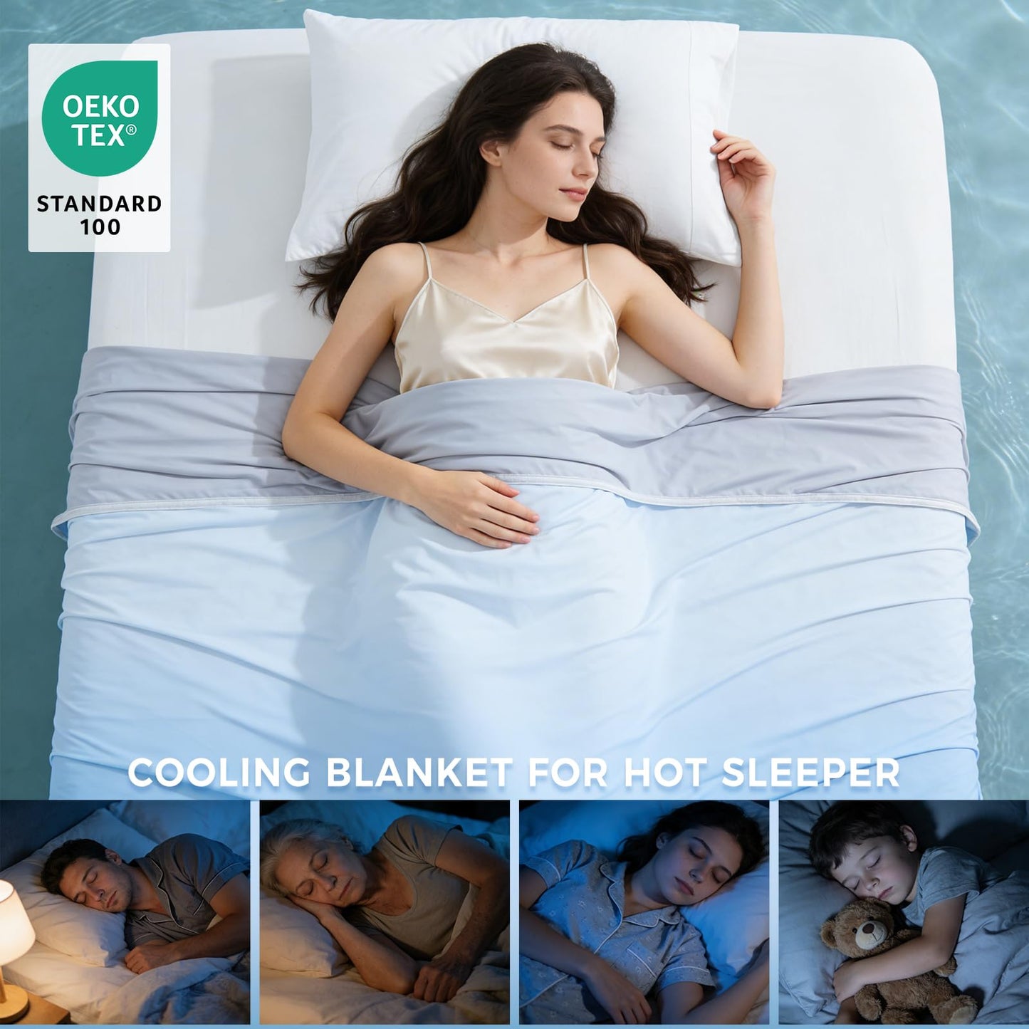 Coolora™ AirLuxe Cooling Blanket ⭐