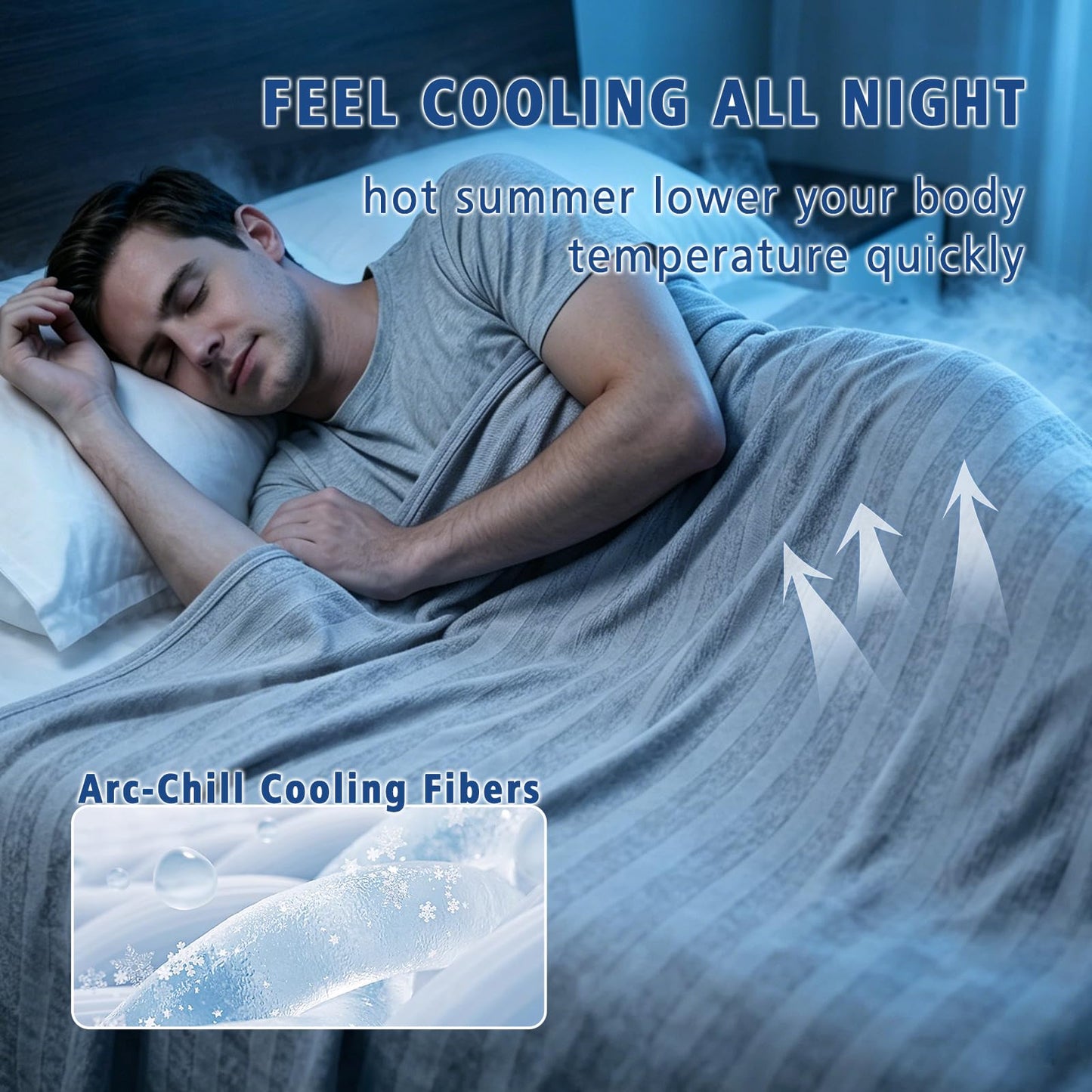 Coolora™ AirLuxe Cooling Blanket ⭐