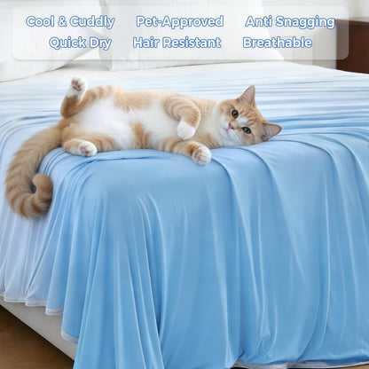 Coolora™ AirLuxe Cooling Blanket ⭐
