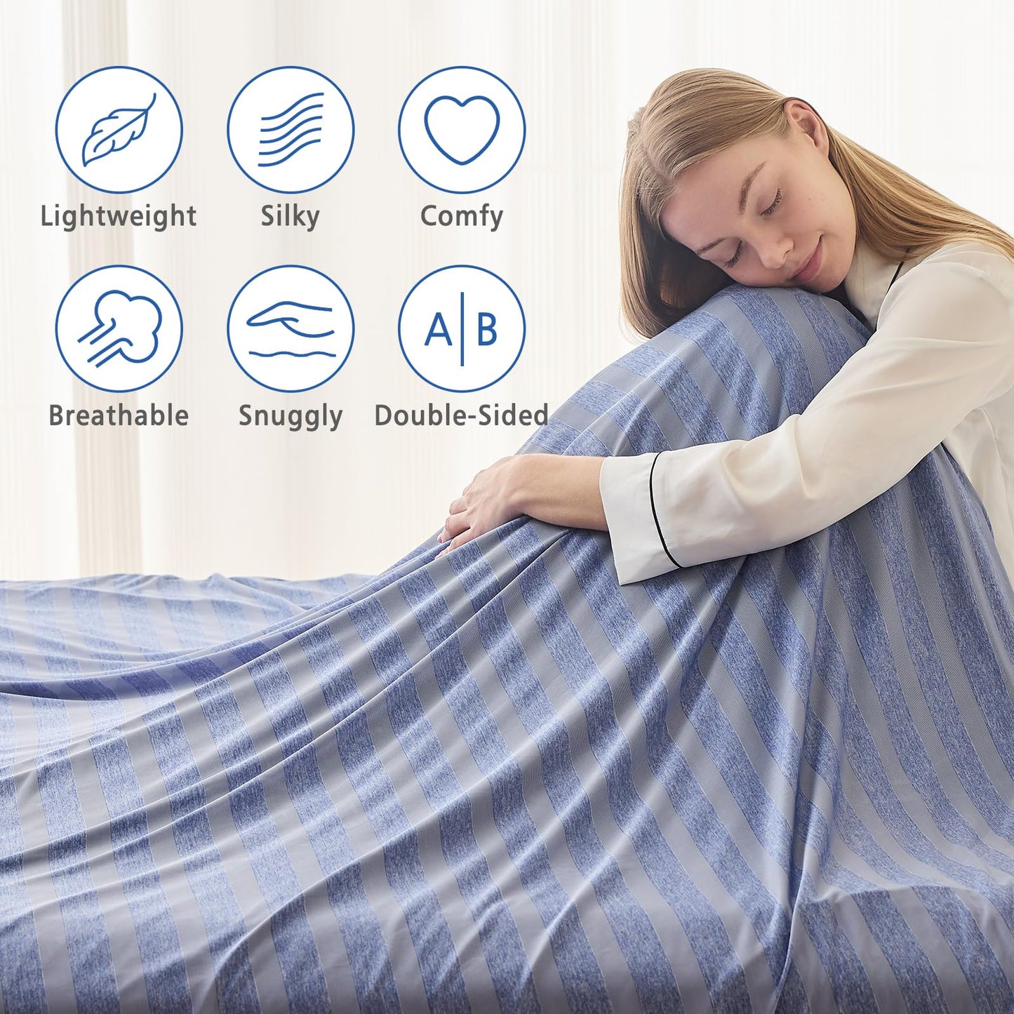 Coolora™ AirLuxe Cooling Blanket ⭐