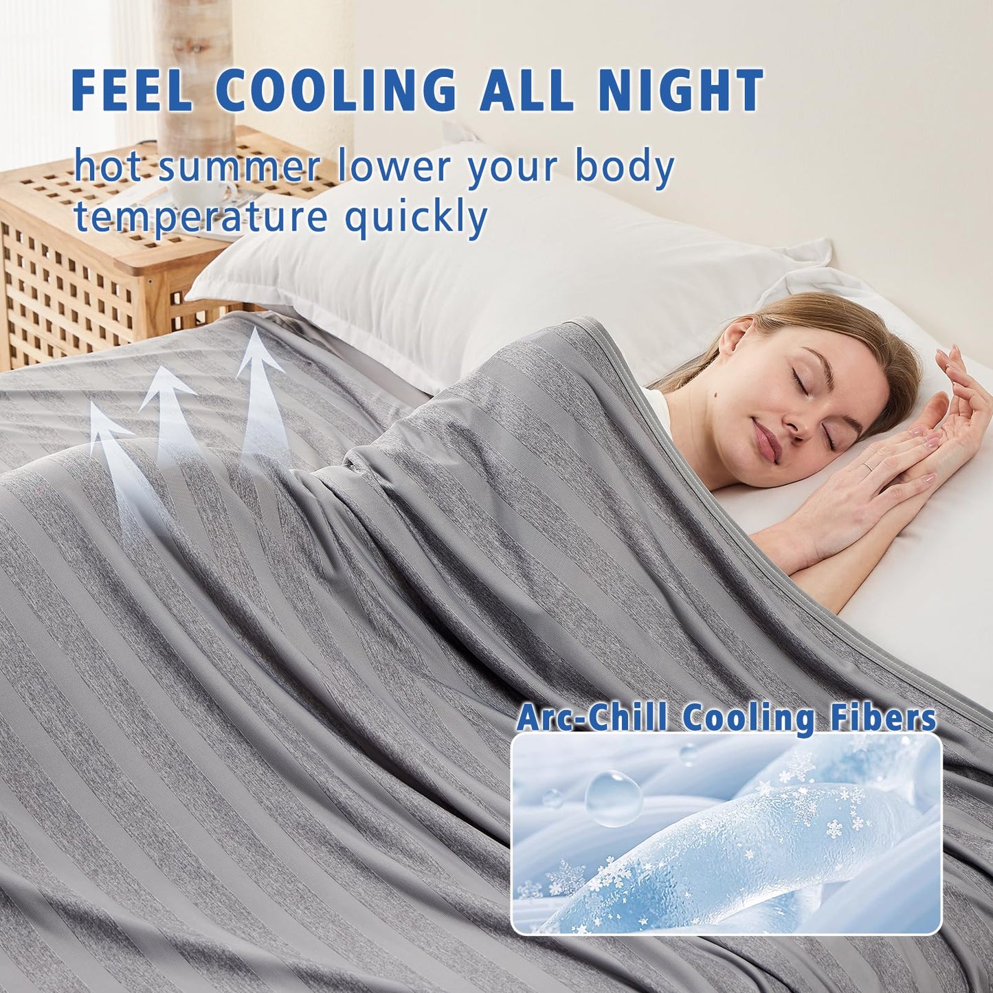 Coolora™ AirLuxe Cooling Blanket ⭐