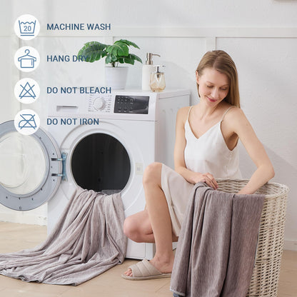 Cooling Blanket for Hot Sleepers Queen Size 90"x90", Summer Ice Cold Blanket Absorbs Heat to Keep Body Cool for Night Sweats, Lightweight Breathable Cold Blankets for Sleeping Bed & Sofa