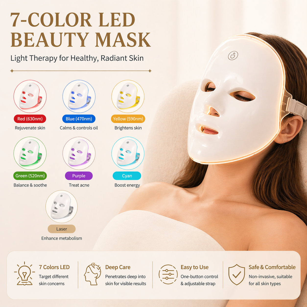 Lumora® LED Face Mask Pro