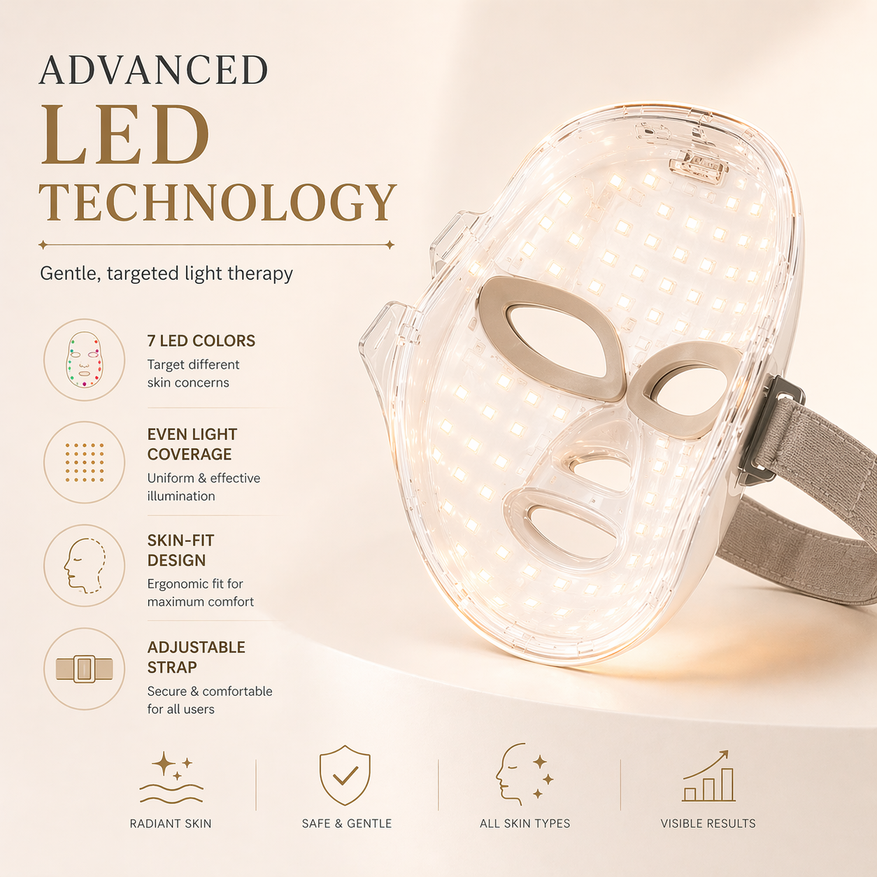 Lumora® LED Face Mask Pro