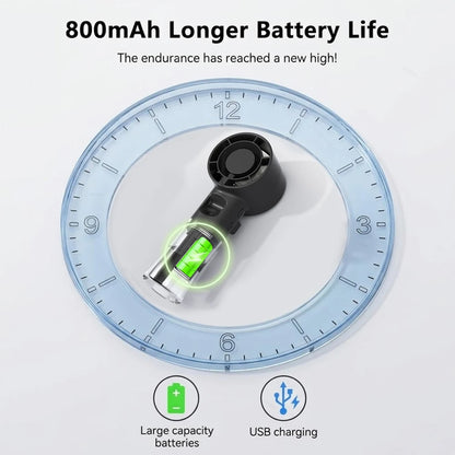 Portable Mini Humidifier Spray Fan Handheld Water Mist Fan Rechargeable Personal Hand Fan Small Water Spray Fan For Outdoor