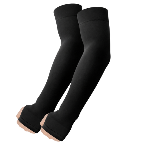 Coolora® Ice Silk Cooling Arm Sleeves with Thumb Hole | UPF 50+ UV Protection