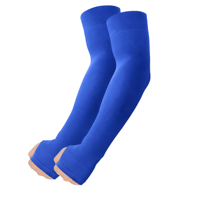 Coolora® Ice Silk Cooling Arm Sleeves with Thumb Hole | UPF 50+ UV Protection