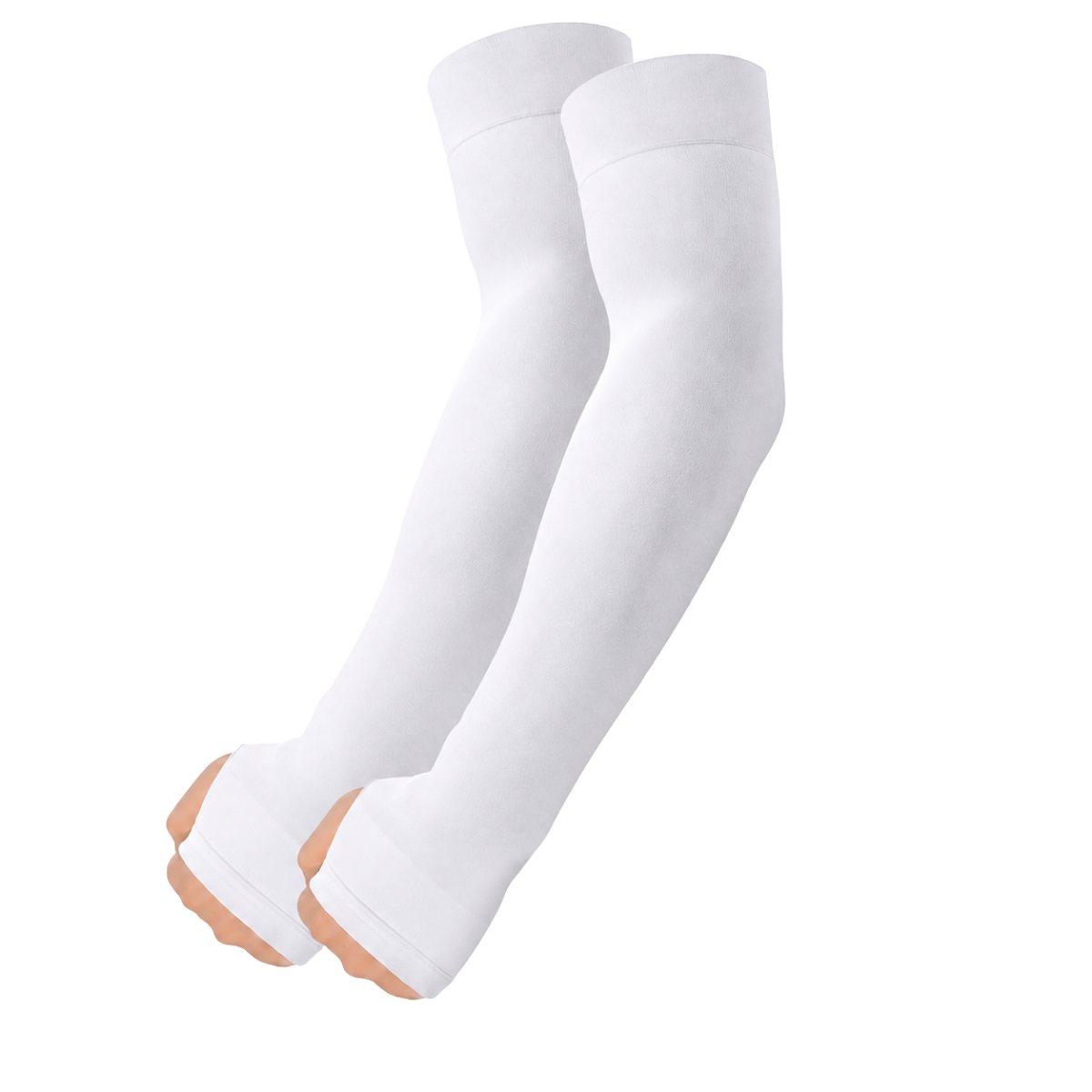 Coolora® Ice Silk Cooling Arm Sleeves with Thumb Hole | UPF 50+ UV Protection