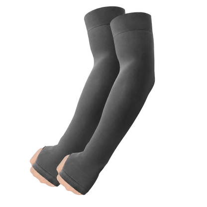 Coolora® Ice Silk Cooling Arm Sleeves with Thumb Hole | UPF 50+ UV Protection